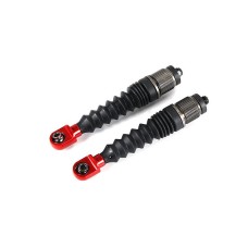 Shock Shaft (8mm) Set w/Alloy ball ends 2Pcs - FRONT RED | Rovan Sports
